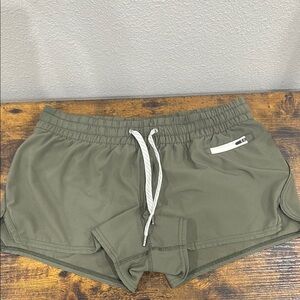 Olive Green Women's Shorts